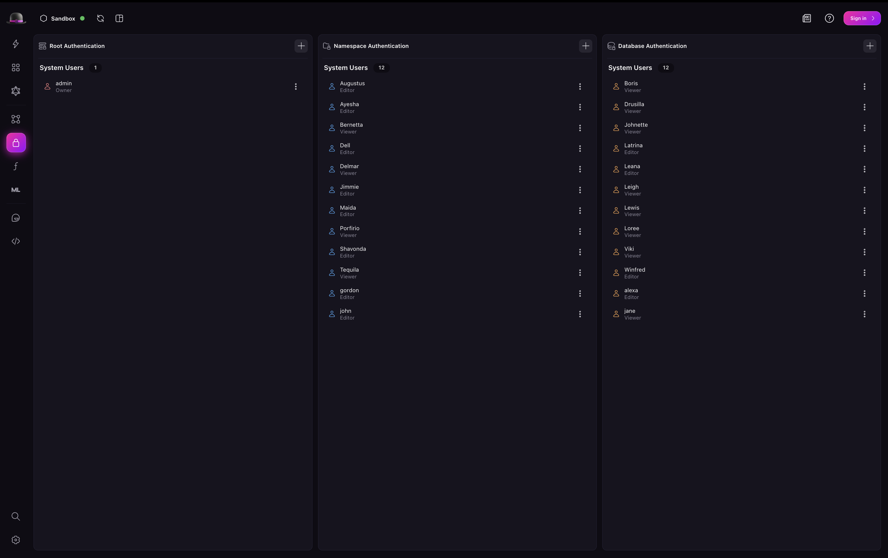 surrealist Authentication View
